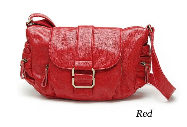 Bolsa - de Mão ou Ombro - Couro Genuino - Cores Vari